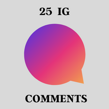 BUY 25 IG COMMENTS